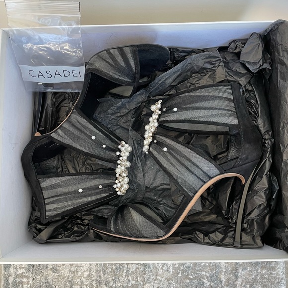 Casadei Blade heel sandal with Swarovski crystals - Size 37 - Picture 7 of 7